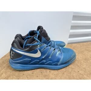 NIKE Zoom Vapor X HC Roger Federer‎ RF Tennis Shoes Sneakers US10.5 Green Abyss